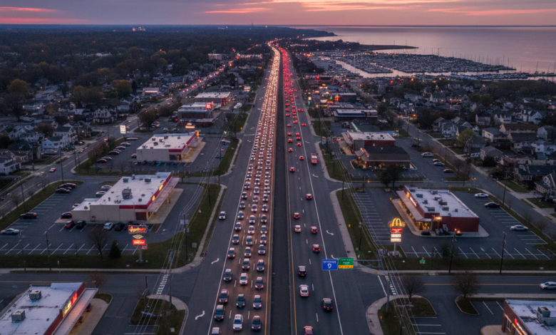 traffic delay route 9 to keyport nj