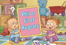 phil or lil of rugrats crossword