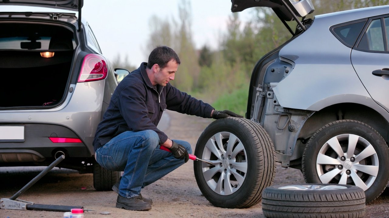 how to change a tire