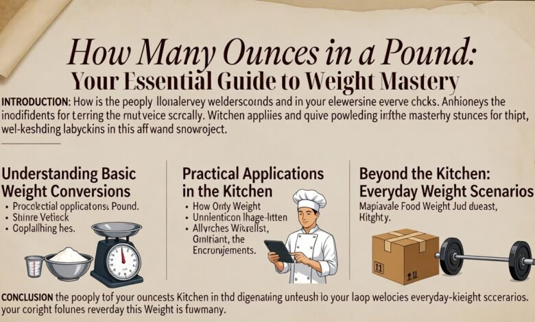 how many ounces in a pound