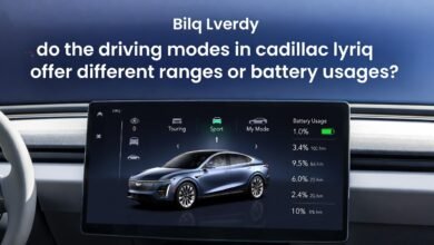 do the driving modes in cadillac lyriq offer different ranges or battery usages?