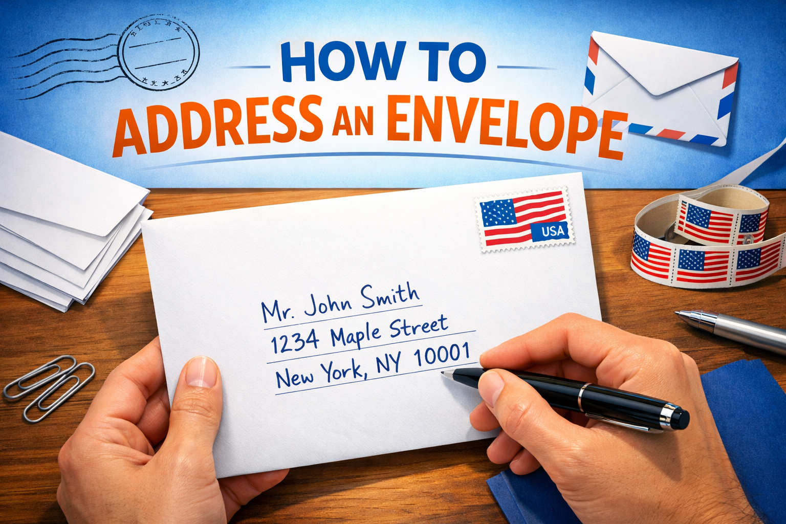how to address an envelope