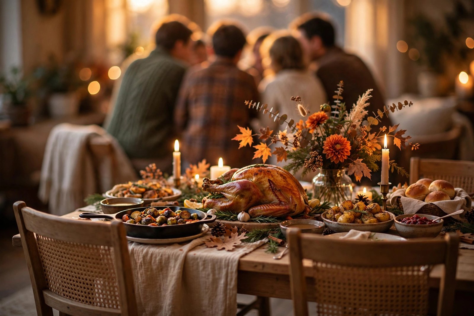 Drew Sangster and Romeo Miller Thanksgiving dinner family gathering