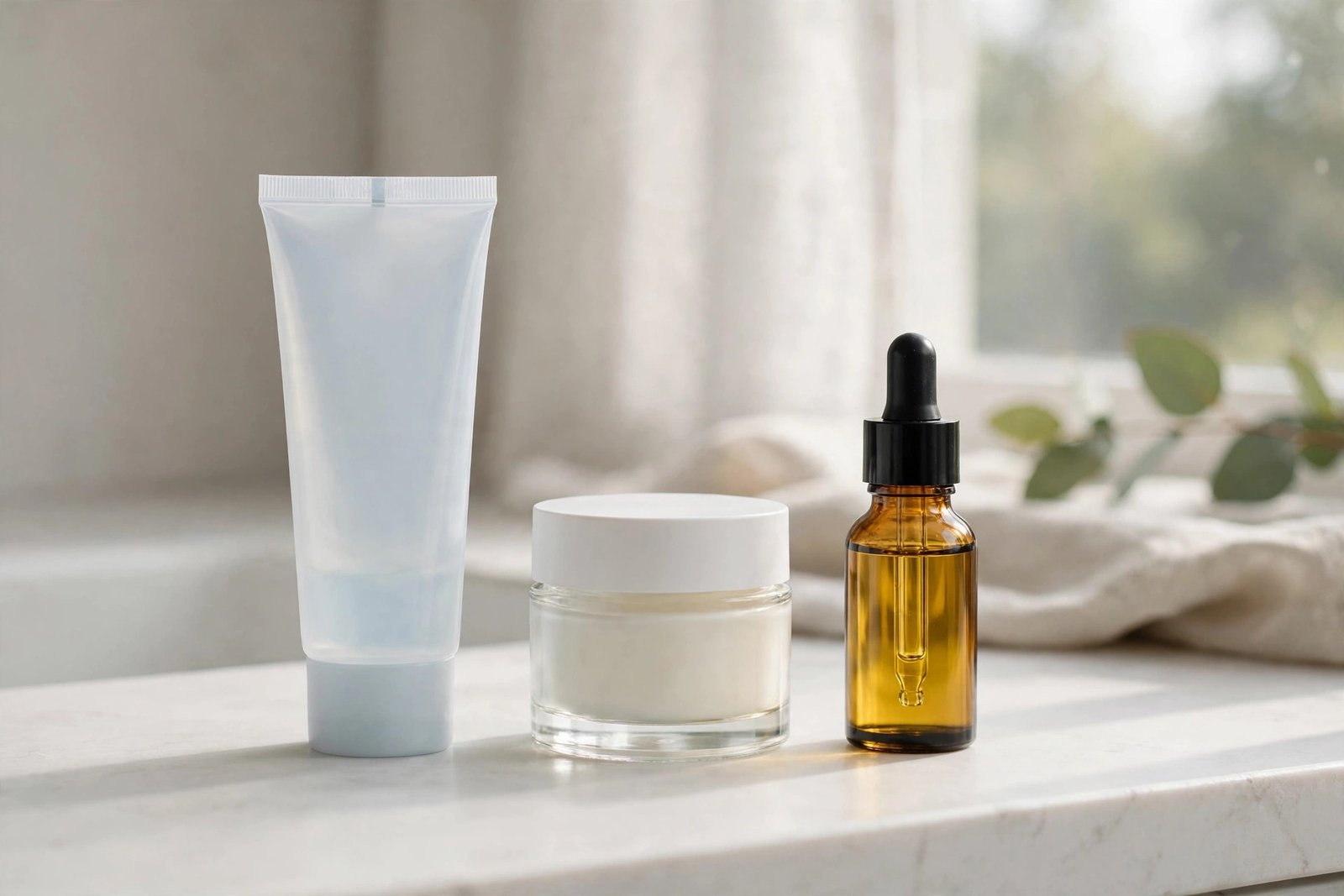 Fungal-safe skincare products for a face prone to fungal acne