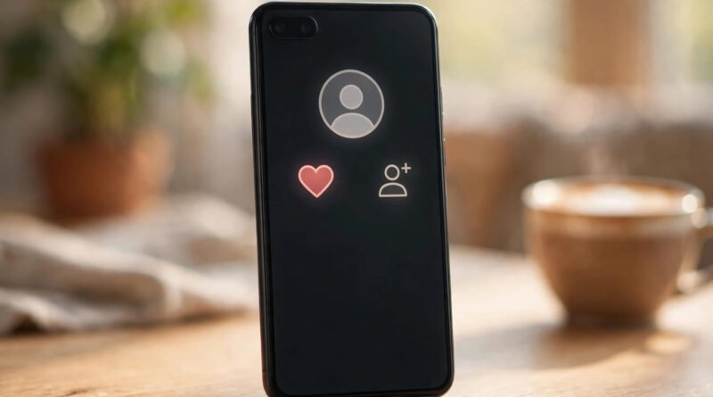 Genuine instamark followers growth strategy concept with smartphone and social icons