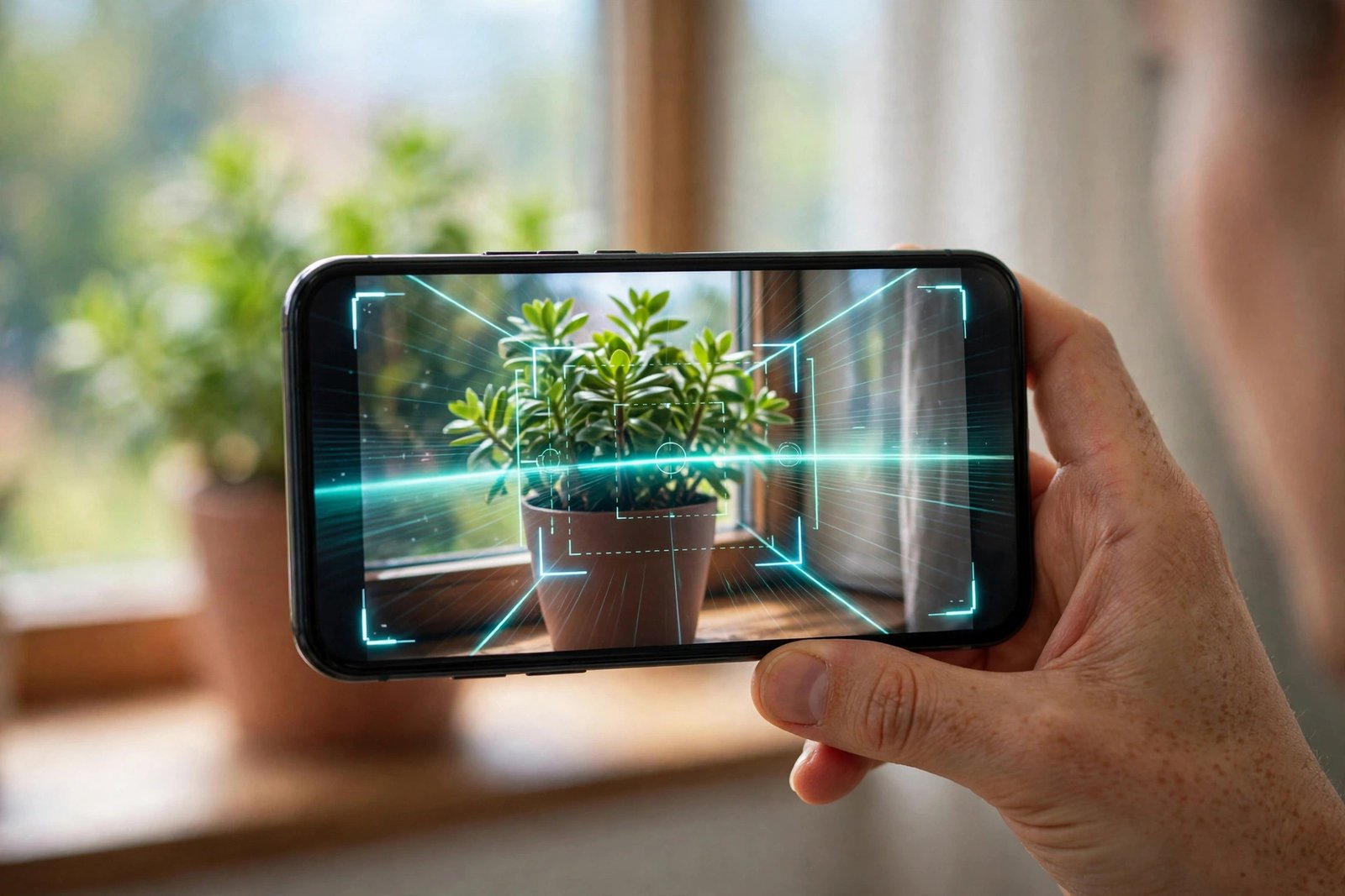 Phone camera photo being matched to web results by reverse image search